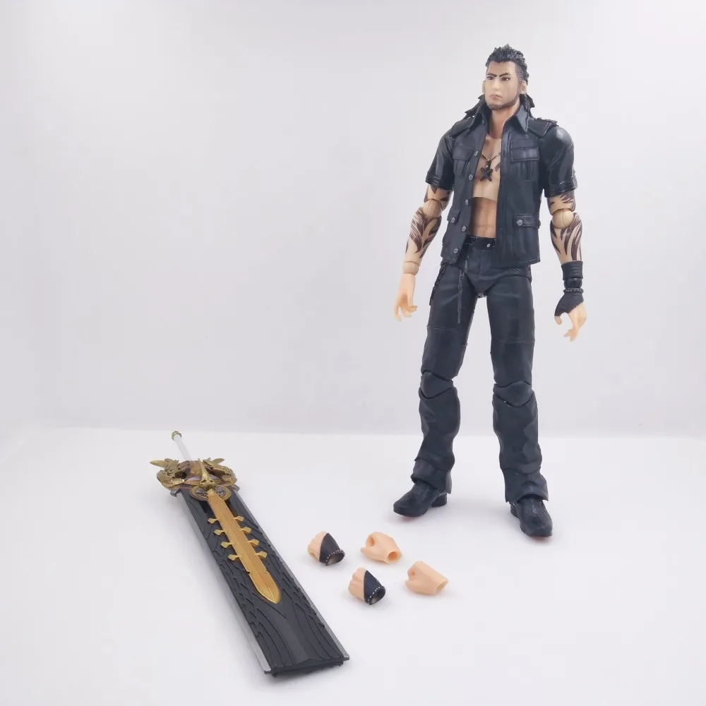 Игра ИСКУССТВО Final Fantasy Figure XV гладиолус амицития фигурка PA 25 см ПВХ игрушки Play Arts Kai
