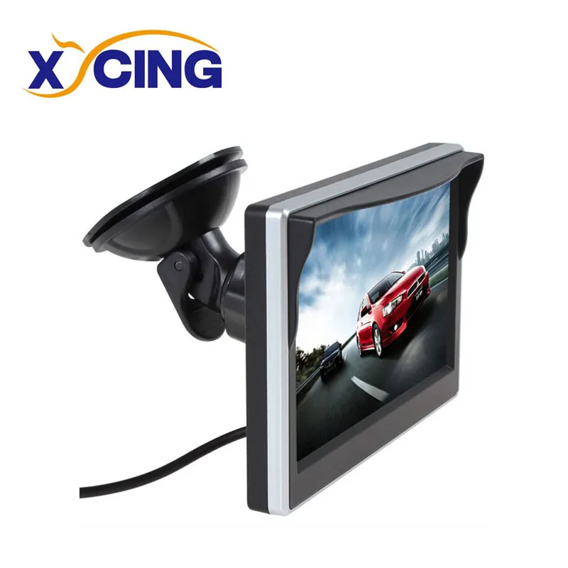 Цифровой монитор XYCING 5 дюймов TFT LCD 800*480 заднего вида HD экран автомобильный с