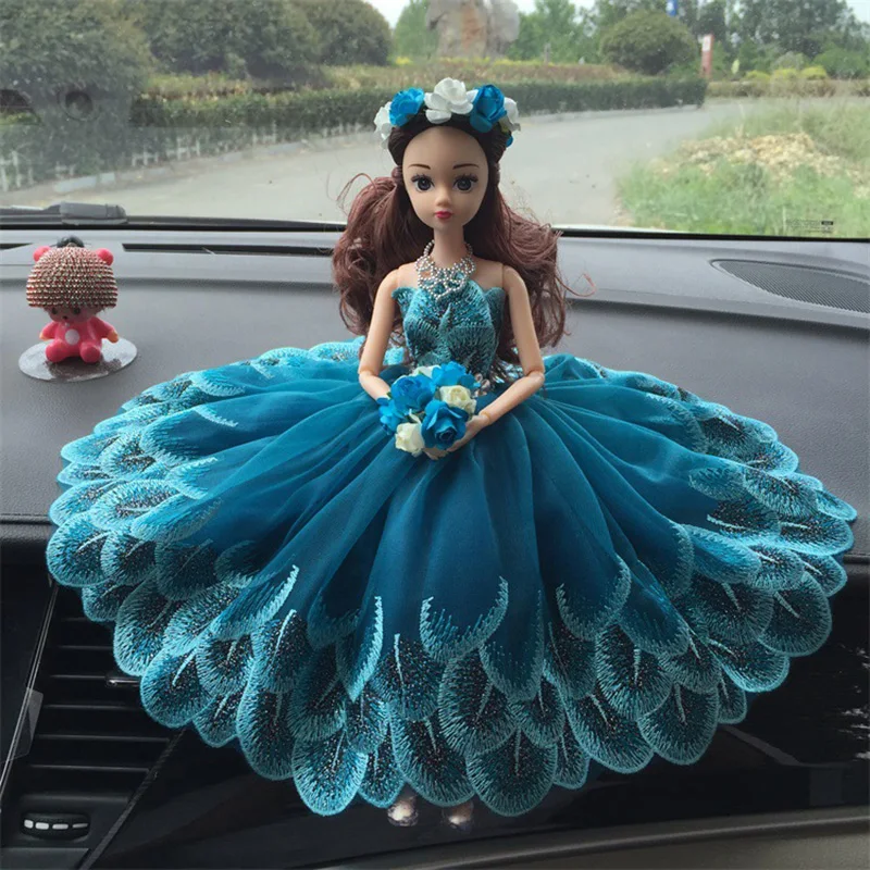 Украшения для автомобиля кружевное свадебное платье украшение принцессы