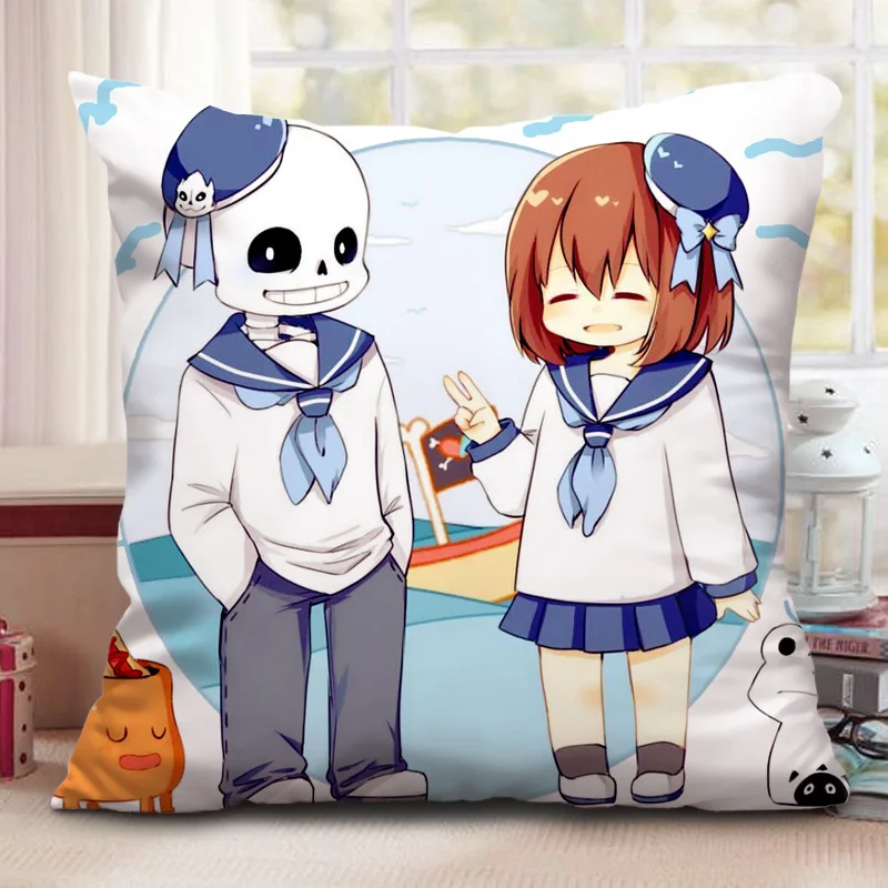 4 Игра Undertale Косплей Prop Sans Подушка модная квадратная подушка автомобильный диван поясная подушка Двусторонняя граф Подушка Рождественский подарок - Цвет: 4