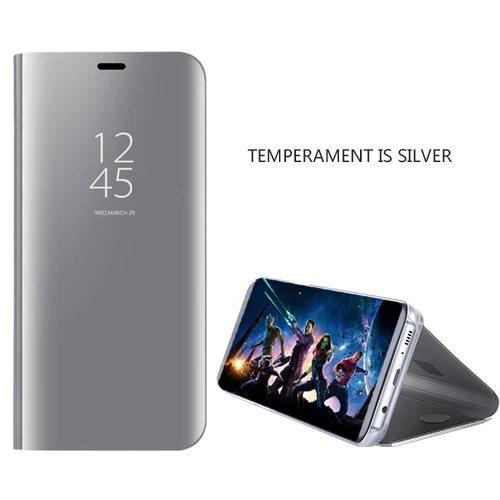 Для Samsung Smart Mirror Flip Phone Case S8 S8Plus S7 S7Edge S6 S6Edge plus NOTE5 NOTE8 S9Plus для Galaxy Case|Чехлы-книжки| |