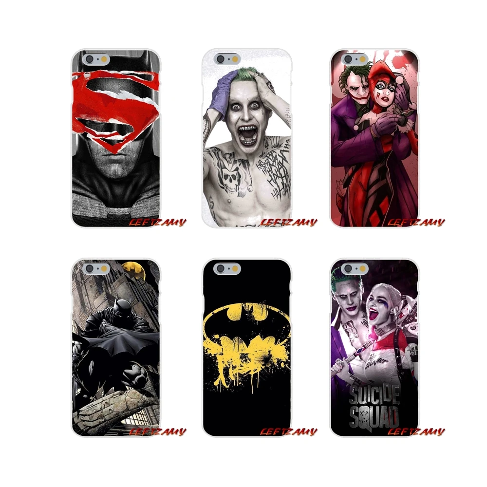 Силиконовый чехол Marvel Comics Batman Joker Harley Quinn для Samsung Galaxy S3 S4 S5 MINI S6 S7 edge S8 S9 Plus Note 2 3 4 5
