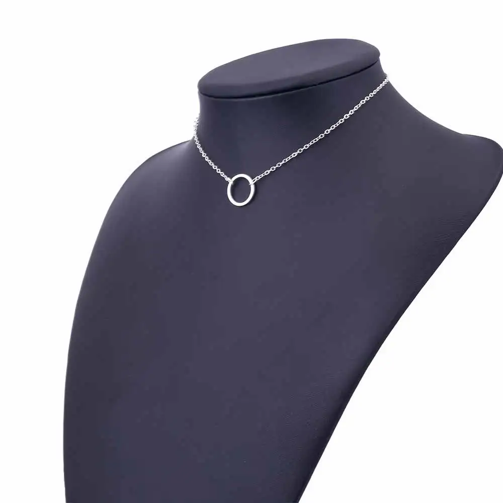 FAMSHIN 2017 новая мода простое изящное Золотое колье Карма ожерелье богемные