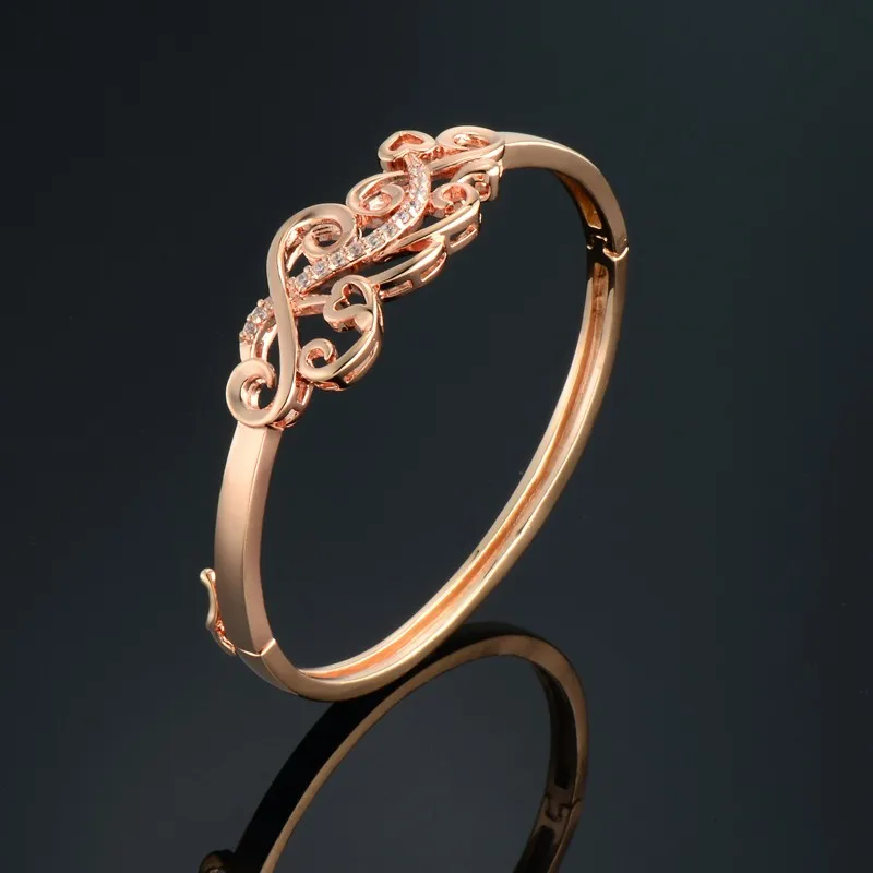 Женский браслет 2018 роскошный блестящий полый Креативный дизайн и браслеты для