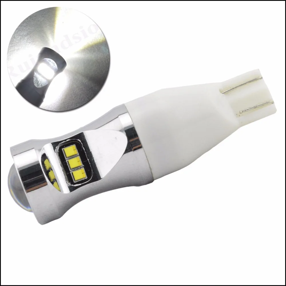 Ruiandsion 2 шт. H6W H21w BAY9S BA9S BAX9S T4W T15 CSP чипы 40 Вт 45 Вт светодиодный белый Canbus безошибочный светодиодный задний фонарь белый 12-24 В