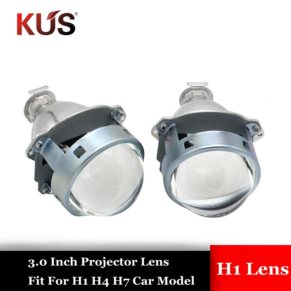 2 шт., 3,0 дюйма, для автомобиля, би ксенон, H1, hid, объектив проектора, металлический держатель, hid, ксеноновый комплект, фара, H1, H4, H7, модель автомобиля, Модифицированная