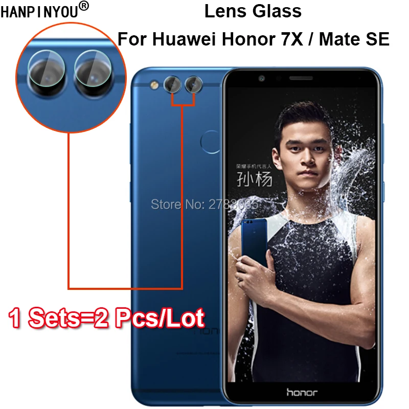 

Для Huawei Honor 7X/Mate SE 5,93 "Прозрачная ультратонкая задняя защитная пленка для объектива камеры задняя крышка для объектива Закаленное стекло пле...