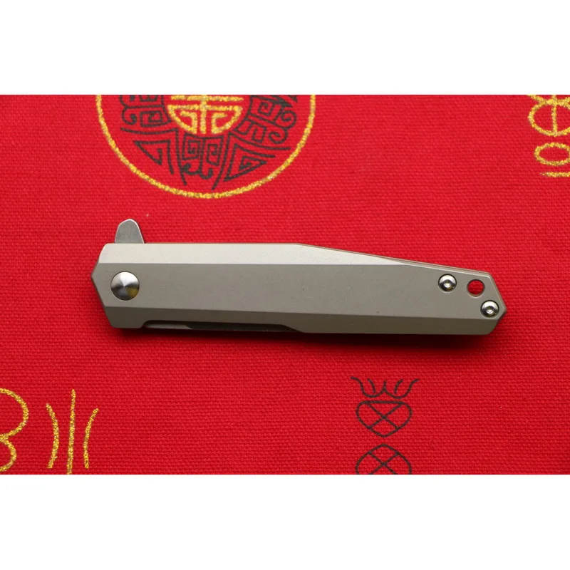 LOVOCOO A07 9cr18mov лезвие titanium ручка Флиппер Складной нож Открытый Отдых Охота карманный тактический фрукты Ножи EDC инструменты