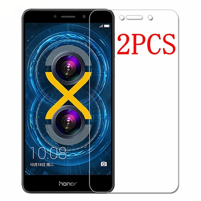 2 шт закаленное стекло для Huawei Honor 6X защита экрана продуманная Защитная пленка |