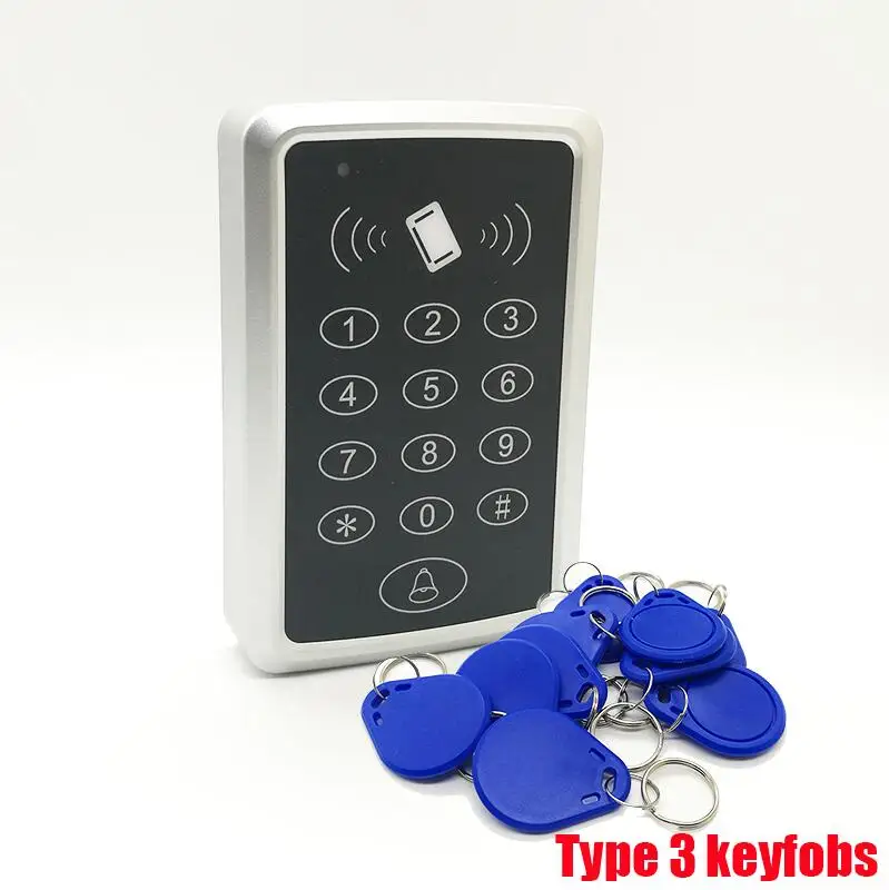 Keyfobs 13,56 МГц радиокарточка система контроля доступа IC карты клавиатуры Контролер карты доступа открывания двери мастер управление Лер - Цвет: Keyfobs