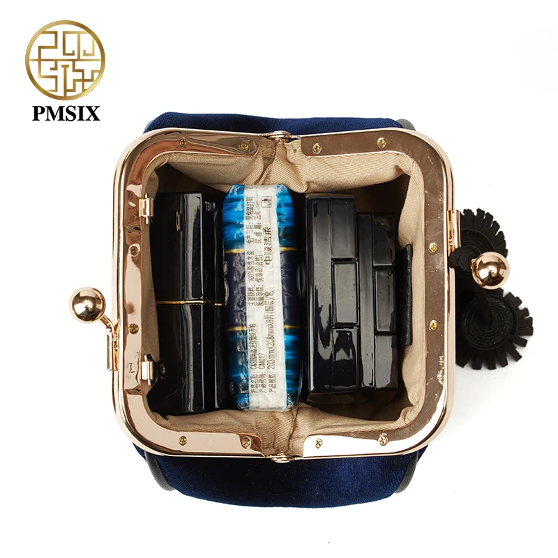 Женская сумка-мессенджер PMSIX маленькая простая мини-сумка на плечо с цепочкой