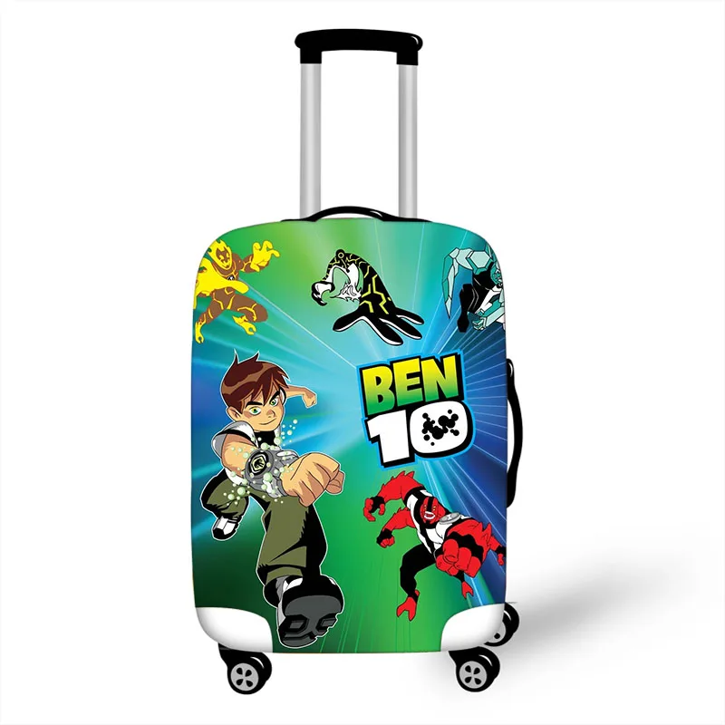 010 18 ''-32'' Ben 10 Tennyson Эластичный Защитный чехол для багажа, чехол для чемодана, пылезащитный чехол, Мультяшные аксессуары для путешествий - Цвет: 010