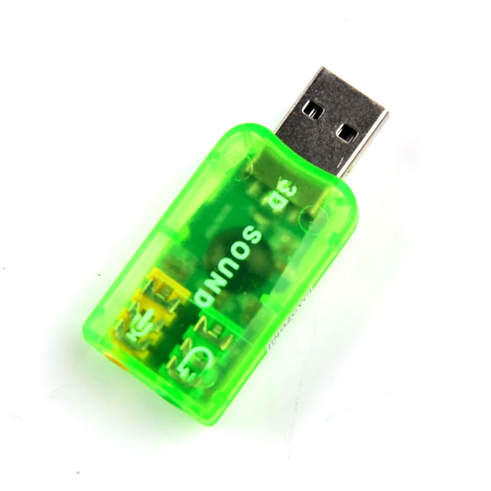 3,5 мм к Usb Звуковая карта адаптер аудио 5,1 Tarjeta de sonido externo Tarjeta sonido usb 3D usb звуковая карта microfono usb HIFI