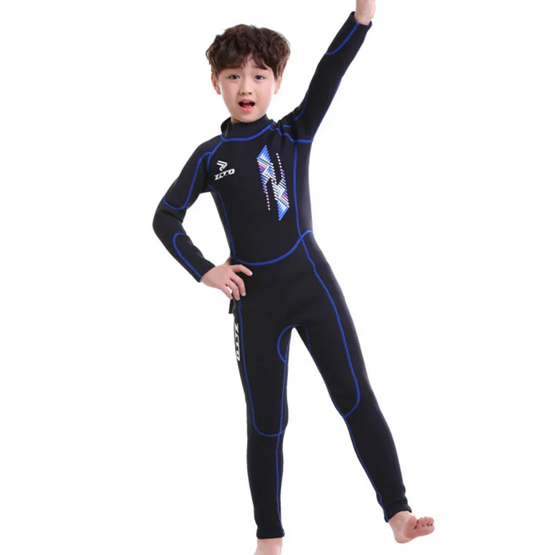 Новые детские гидрокостюмы для мальчиков и девочек с длинным рукавом защитой от