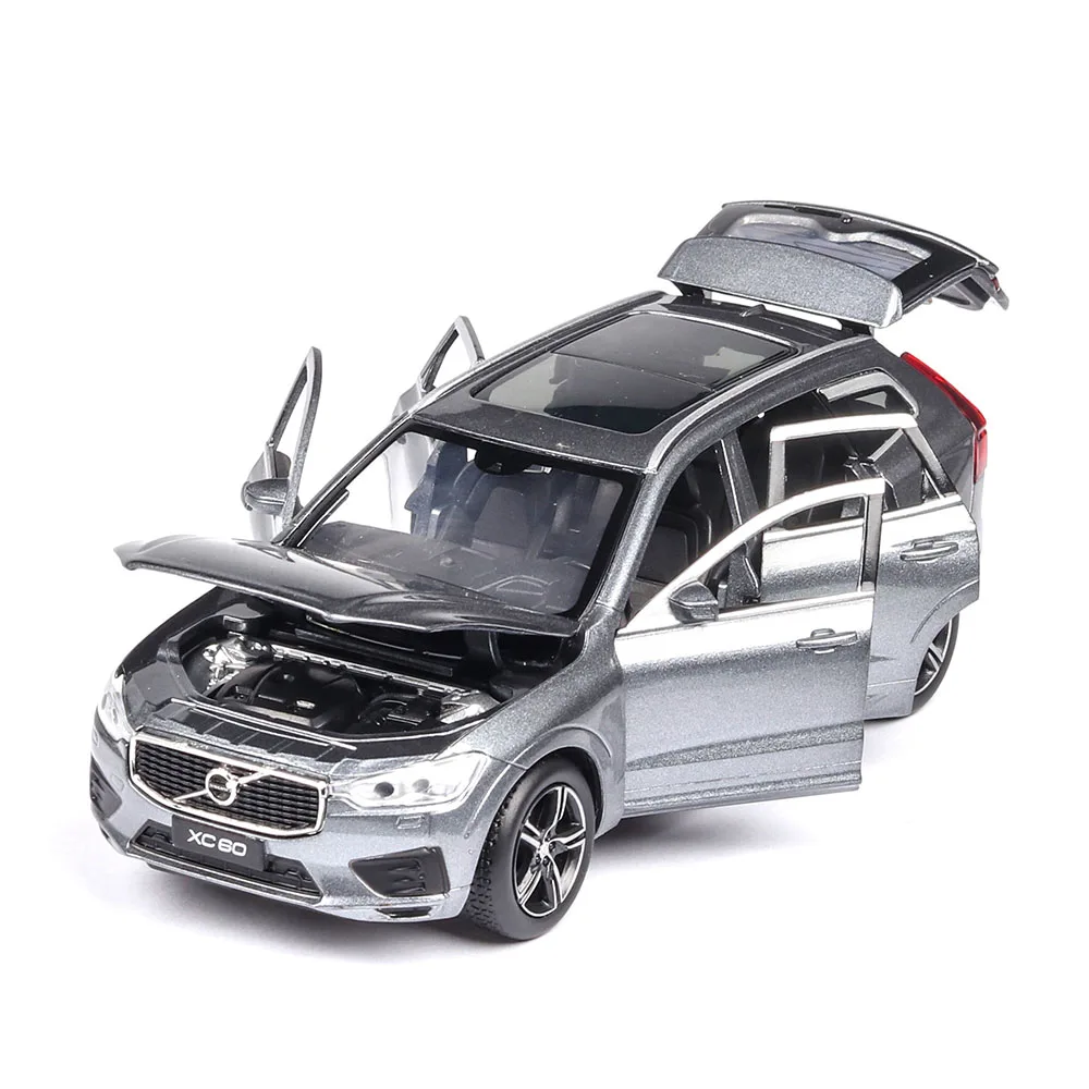 Модель литая внедорожника 1:32 XC60 из металлического сплава имитация автомобиля с