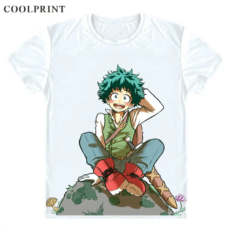 Midoriya Izuku футболка Boku no Hero Academy My Hero Academy Мужская Повседневная футболка премиум-класса футболка с короткими рукавами и принтом - Цвет: Style 14