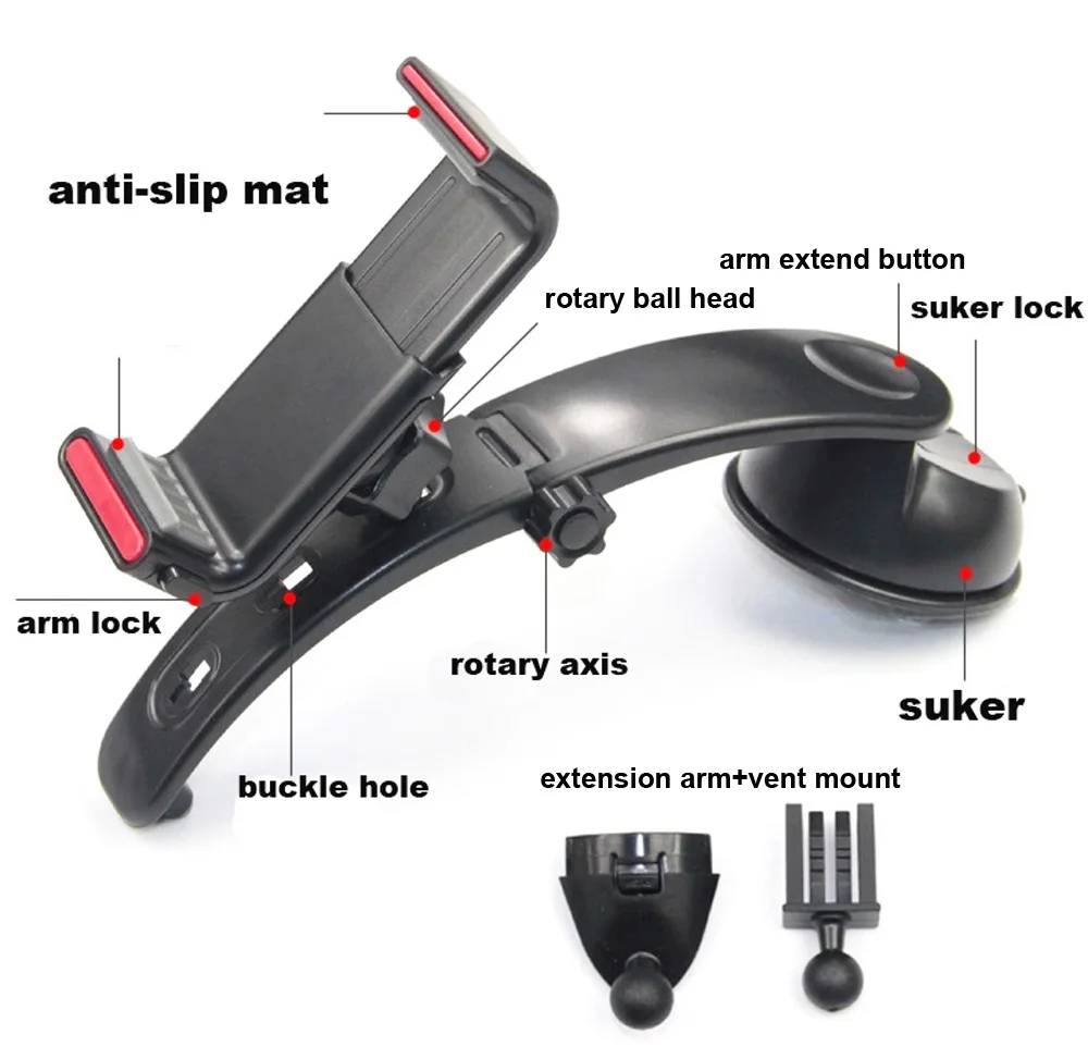 Крепление для автомобиля на присоске устанавливаемое вентиляционное отверстие