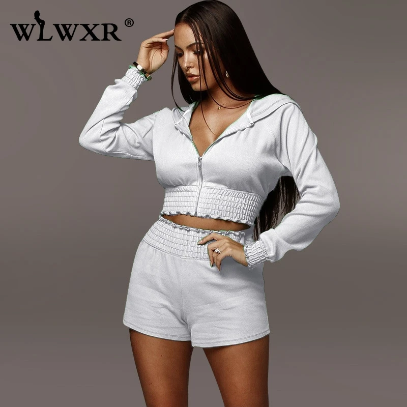 WLWXR повседневный комплект из 2 предметов женская одежда белый черный с длинным