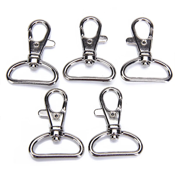 15 шт. поворотные зажимные зажимы защелкивающиеся крючки карабины застежки 25 мм