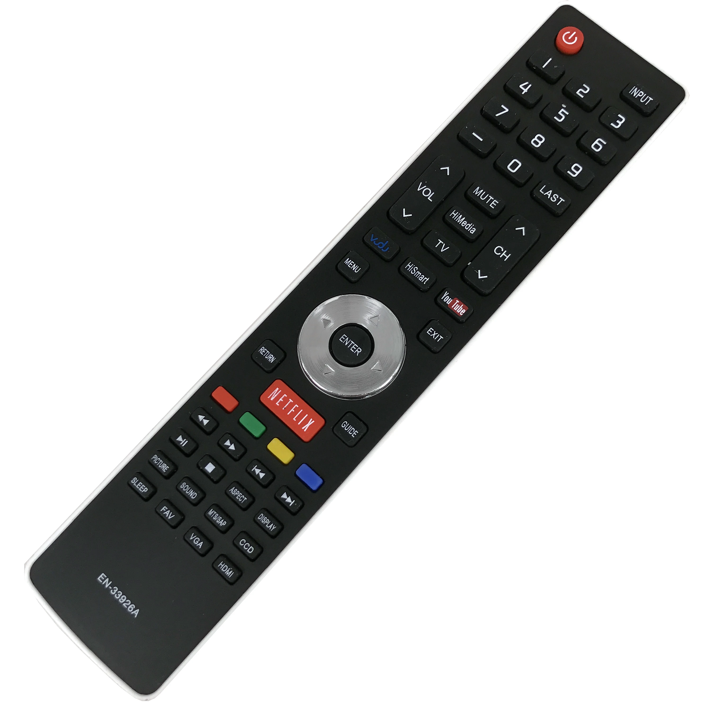 Новый телефон с дистанционным управлением для Hisense LCD LED HDTV EN-33926A 40K366WB 32K20DW 40K366WN 50K610GWN