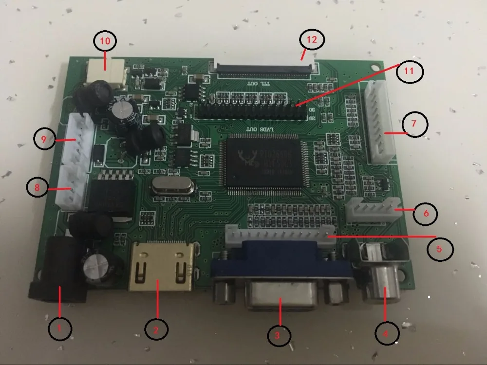 HSD062IDW1 6,2 дюймовый TFT ЖК-экран+ приводная плата DIY star finder Аксессуары Для проекционного мониторинга проекта
