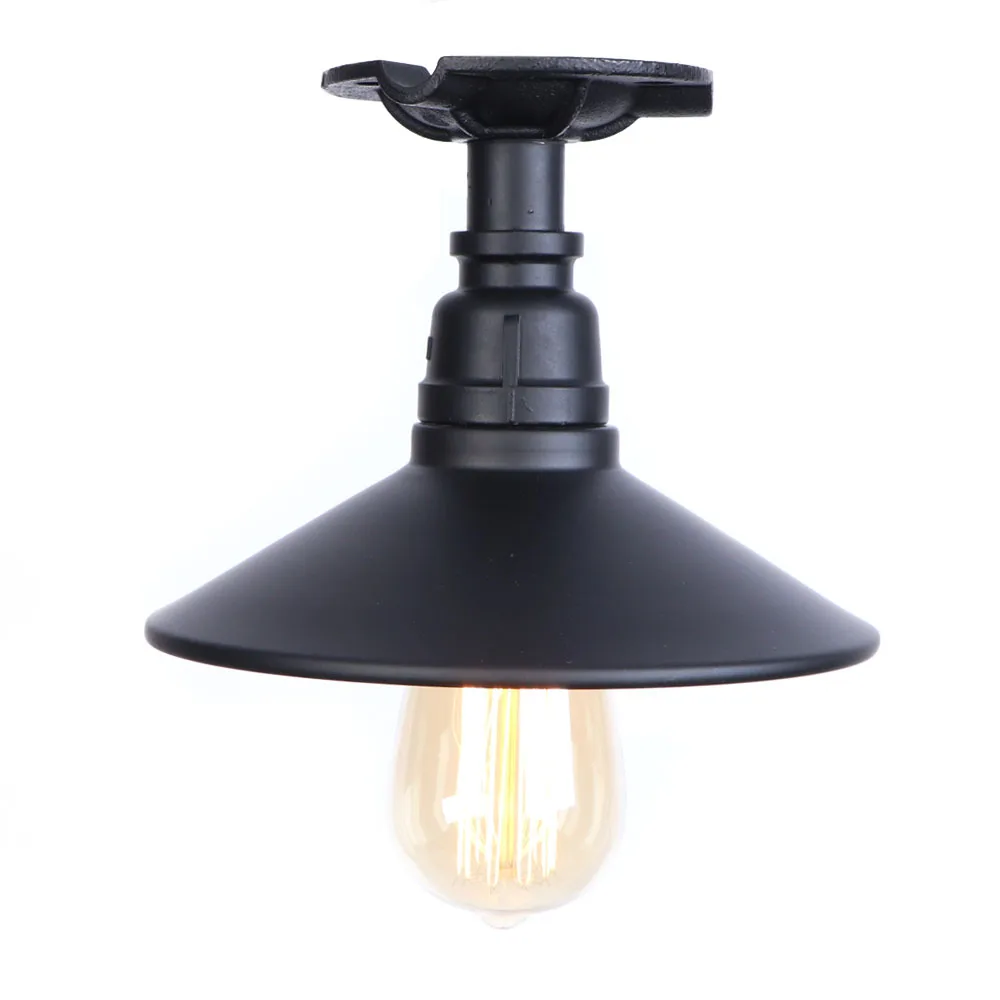 Винтажные окрашенные промышленные металлические потолочные лампы E27 LED 220V