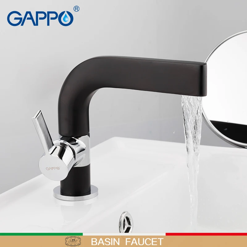 GAPPO Basin Faucet basin mixer tap waterfall bathroom black mixer shower faucets bath water mixer Deck Mounted Faucets taps