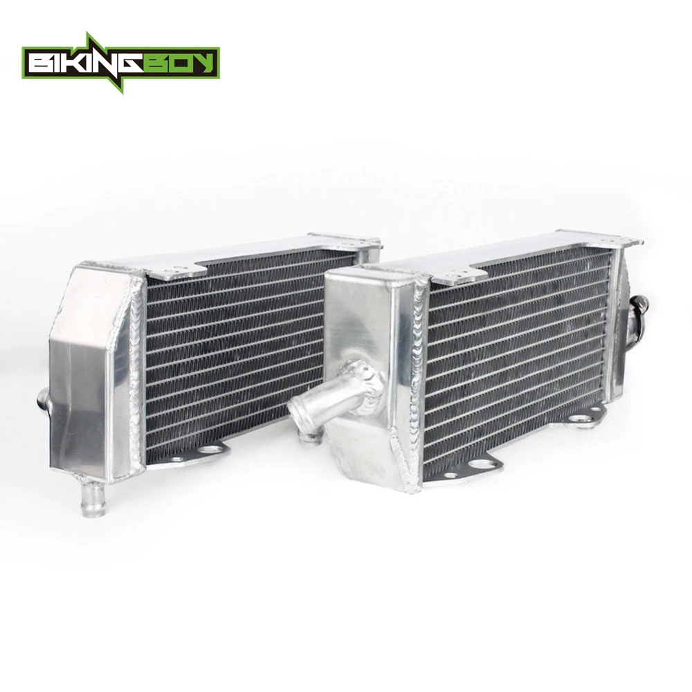BIKINGBOY Engine Radiator for SUZUKI RM125 96 97 98 99 00 Water Cooler Cooling Set 40mm Aluminium Alloy Core Motocross RM 125 | Автомобили