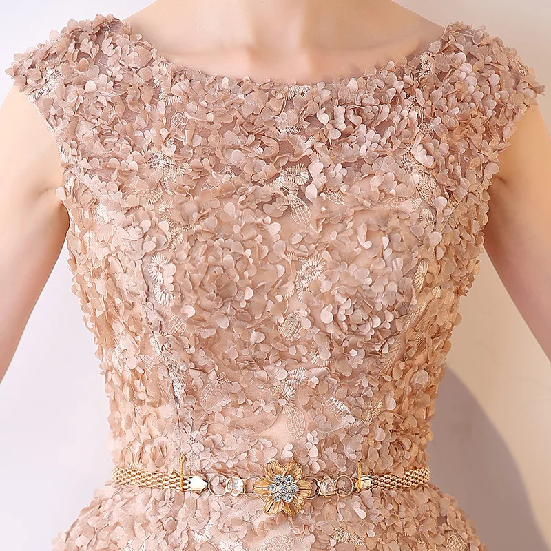 Банкетные платья цвета шампанского в восточном стиле китайские винтажные