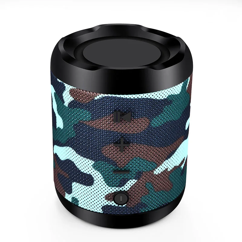 Army Green LIGE Портативный Bluetooth Динамик Портативный звук Системы 10 W музыке стерео объемного Водонепроницаемый открытый Динамик TF USB AUX - Цвет: Army Green