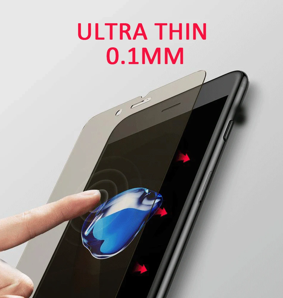 Чехол KISS, закаленное защитное стекло для iPhone 6, 6s, 7 Plus, Защита экрана для iPhone X, XS, 7, 6s, 6 Plus, 5 цветов, зеркальная пленка, чехол
