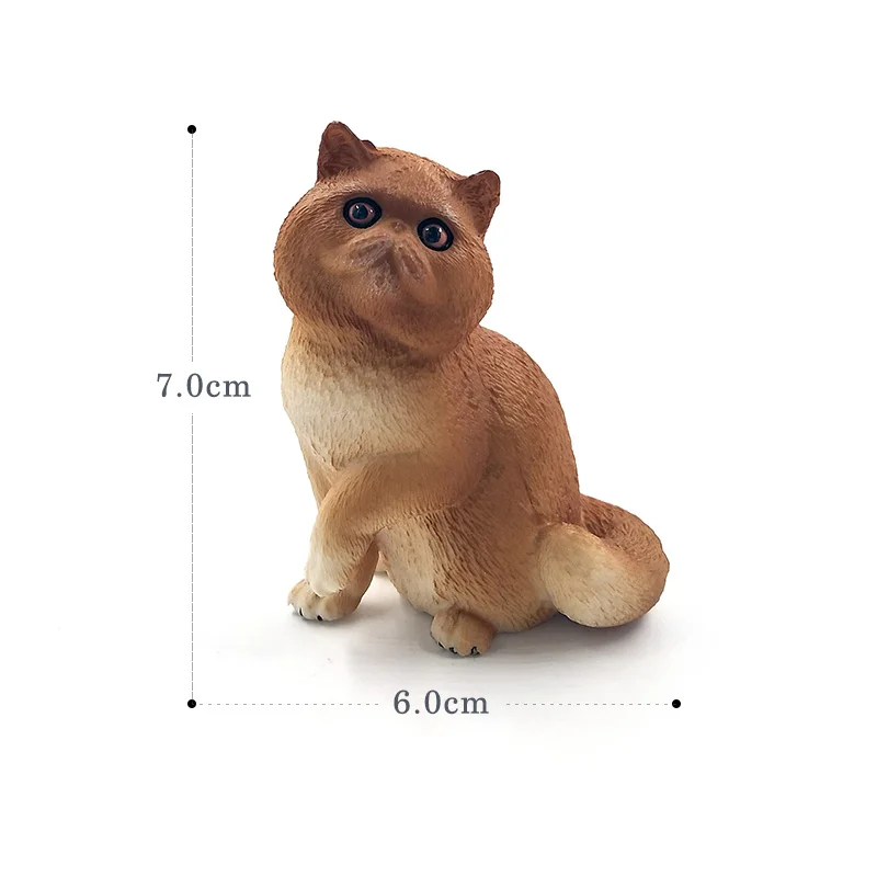 Искусственная модель Персидского кота имитация животного фигурка домашний