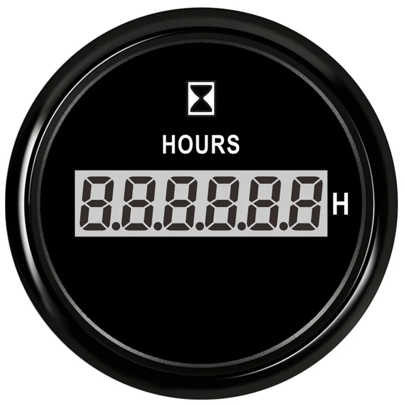 Marine Boat Yacht Outboard Engine Digital Hour Meter Gauge 9-32V 52mm 2 Inch 316L Bezel | Автомобили и мотоциклы