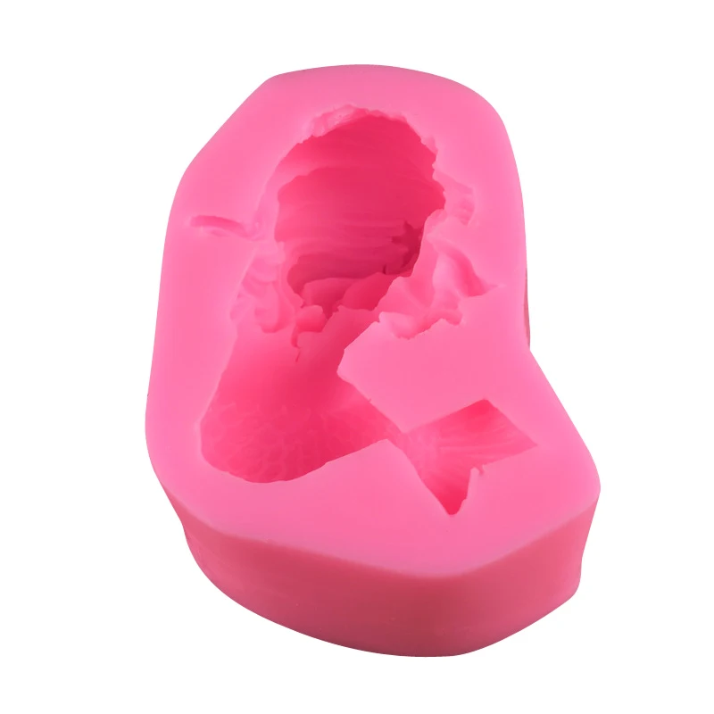 New 3D Sleeping Mermaid Cake Silicone Mold Soap DIY Chocolate Candy Fondant Baking Decorative Molds | Дом и сад