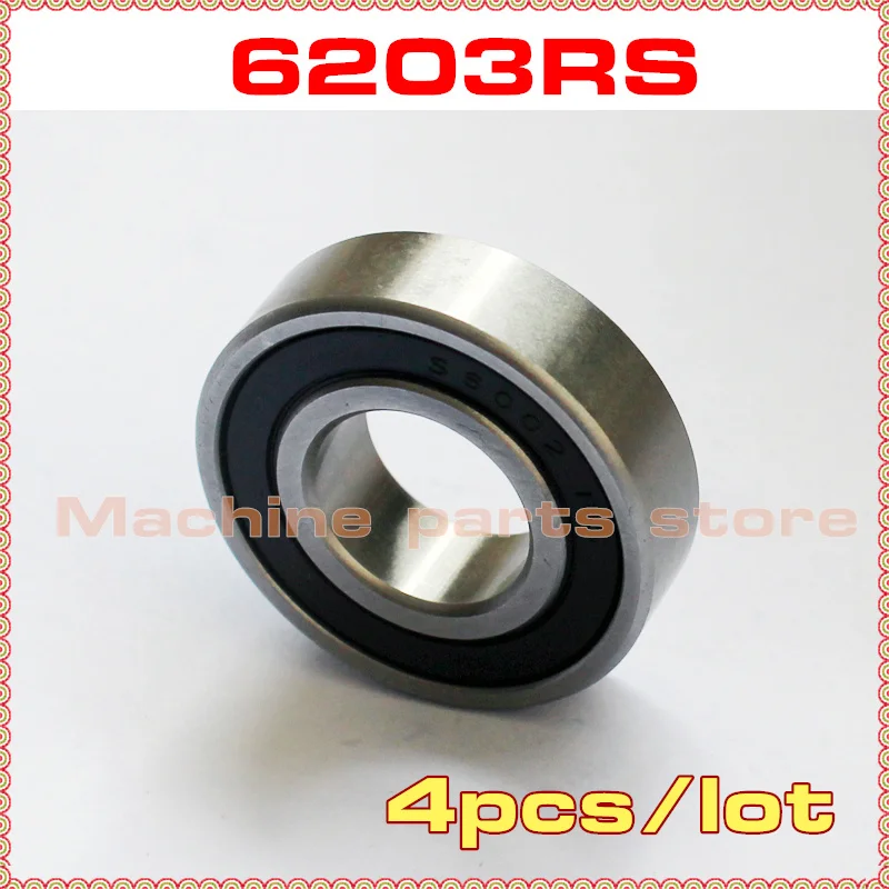 Радиальный шариковый подшипник 6203 2RS 6203ZZ 17*40*12 17x40x12 мм 4 шт.|bearing bearing|bearing groovebearing ball