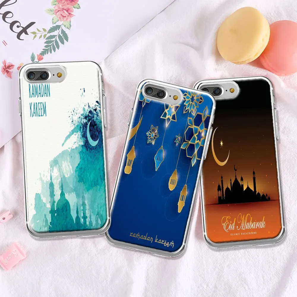 Caseier Рамадан Moon фестиваль Телефон чехол для iPhone 6 S 7 8 плюс XR X Pattern XS MAX Caso |