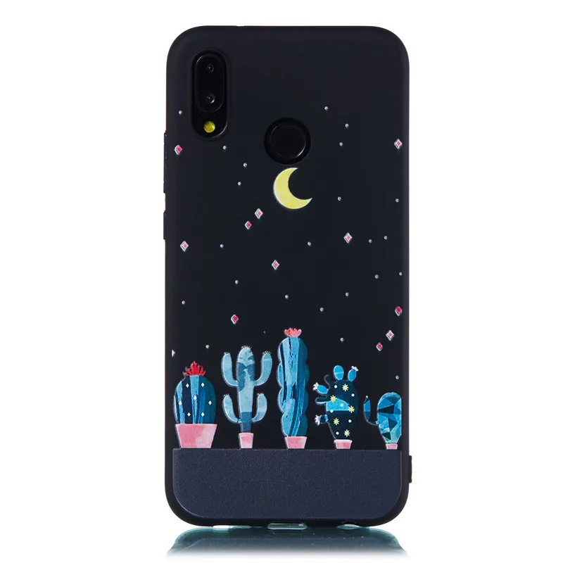 K Чехол для huawei P20 Lite с космонавтом, чехол для huawei P20 Lite, чехол P 20 Pro P20Lite P20Pro, мягкий чехол из ТПУ с изображением космонавта Луны планеты - Цвет: K
