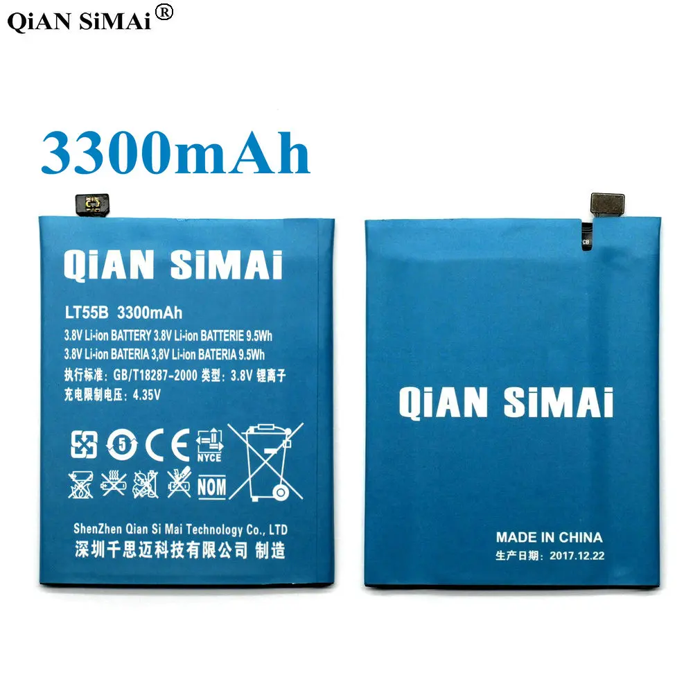 QiAN SiMAi высокое качество LT55B 3300mAh батарея для Letv Le1 Le 1 X600 one X660 телефон Бесплатная