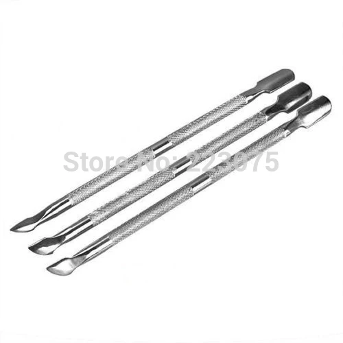 

Wholesale Nail File Cuticle Spoon Remover Stainless Steel Trimmer Nail Art Manicure Tool 6pcs/lot