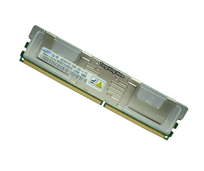 Серверная память Samsung DDR2 4 ГБ 8 667 МГц PC2-5300F ECC FBD FB-DIMM оперативная с полной