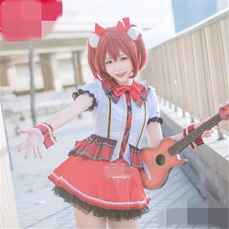 Косплей на Хэллоуин Lovelive Sunshine Aqours 1 список Поющий концерт Kurosawa Ruby косплей костюм