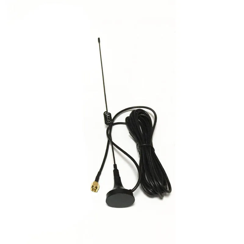 Gsm антенна 7dbi-8dbi 900/1800 МГц магнитное основание Sma разъем обжимной RG174 кабель 3 метра