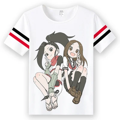 Новая футболка Karakai Jouzu no Takagi san Master of Teasing Мужская женская и свободная терилен