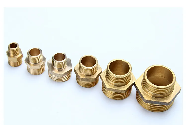 BSP M1/4 * M3/8 &quotлатунные соединительные фитинги для водопроводных труб медный