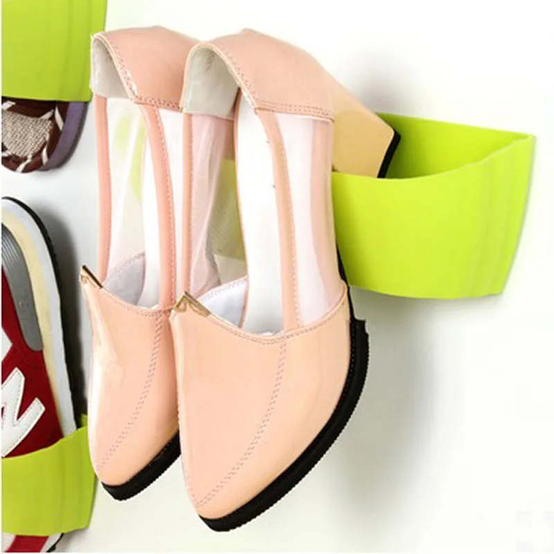 Бесплатная доставка креативная клейкая обувь Подставка для подвешивания на