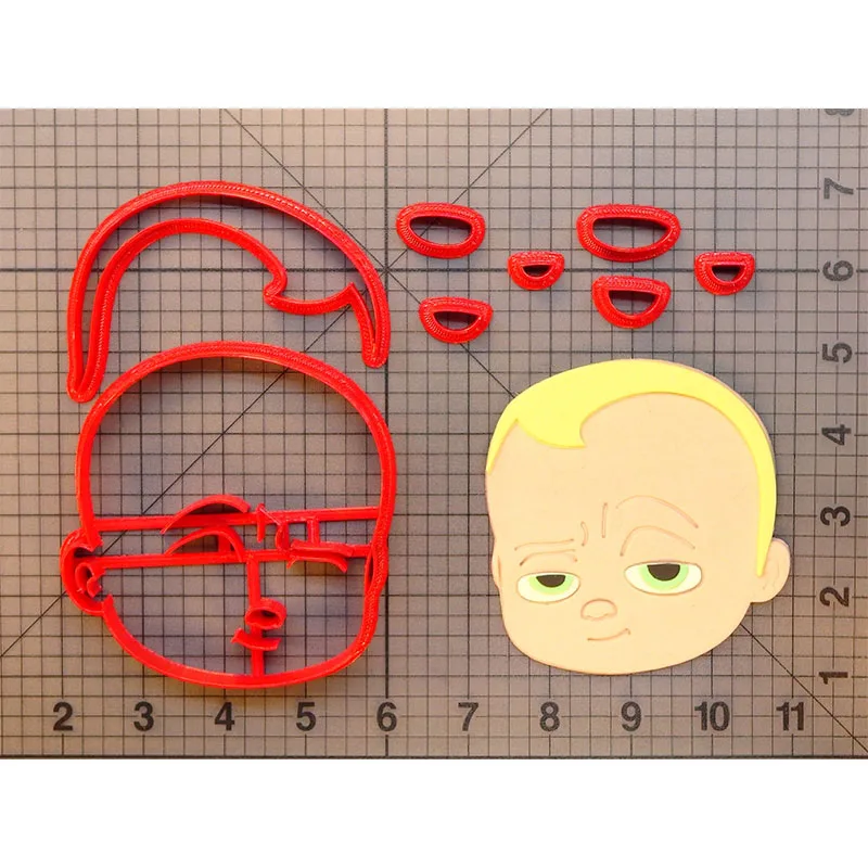 Cute Baby Face формочки для печенья на заказ 3D печатные инструменты украшения торта