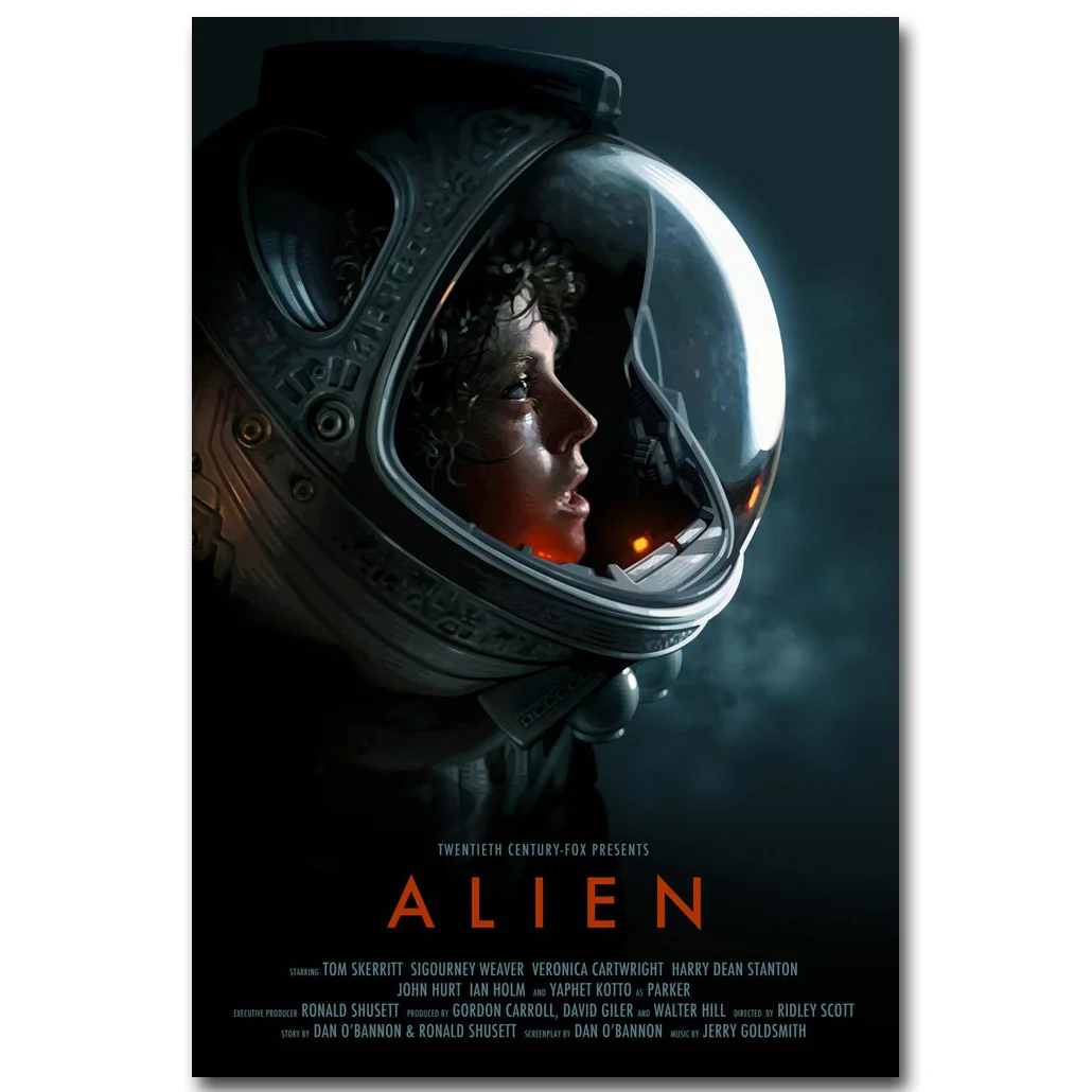 Alien Art Шелковый постер с принтом 13x20 24x36 дюймов классика научно Фантастическая