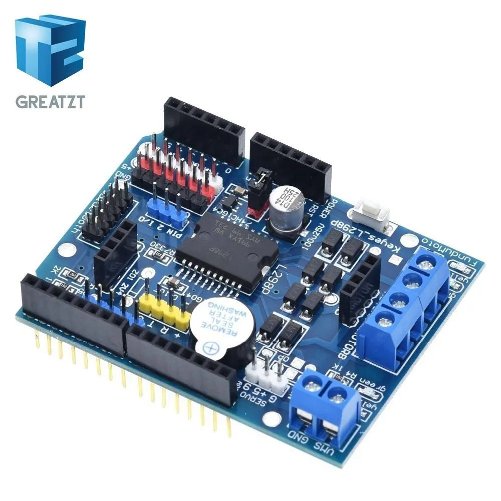 GREATZT L298P контроллер скорости ШИМ двойной драйвер высокой мощности H bridge Bluetooth
