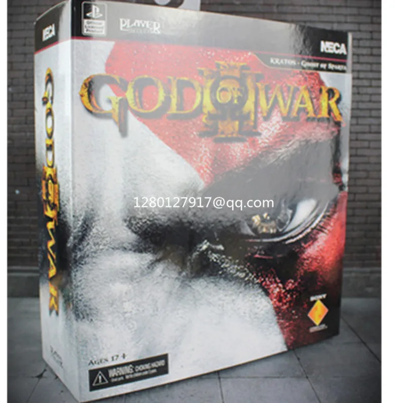 7 дюймов NECA God Of War 3 призрак Спарты Кратос ПВХ фигурка Коллекционная модель