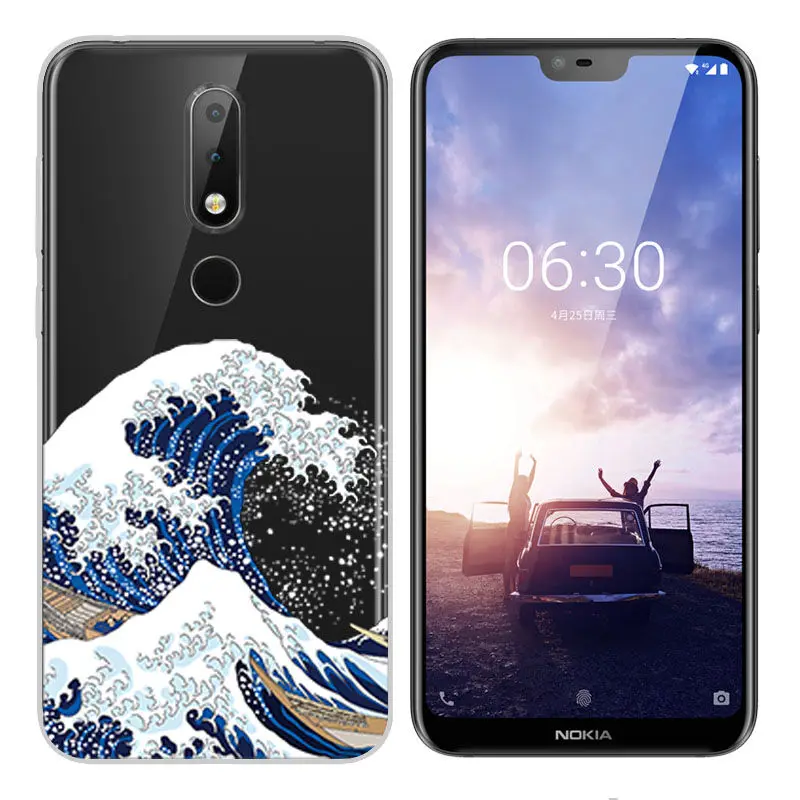 Arvin Мягкий ТПУ чехол для Nokia 2 3 5 6 7 2017 окрашенный X6 2018 8 1 защитный силиконовый |